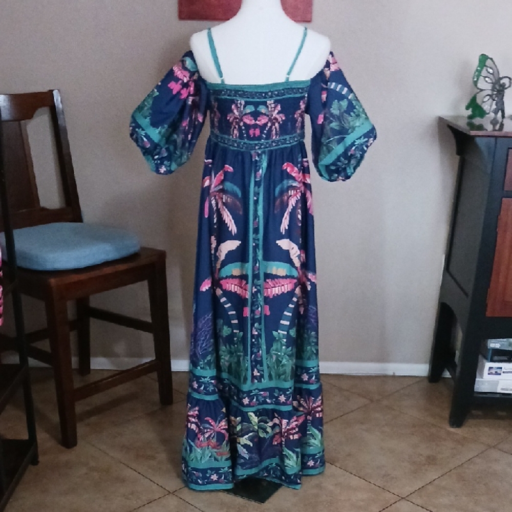 BEAUTIFUL Floral Off-Shoulder Dress - Picture 6 of 16